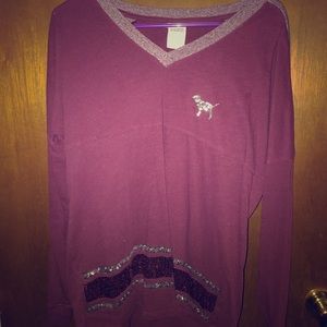 Victoria’s secret PINK bling long sleeve shirt